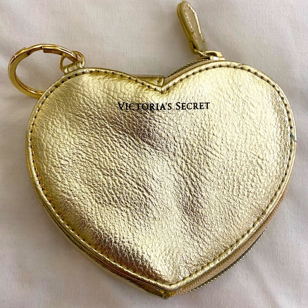 Victoria’s Secret Heart Keychain Coin Purse
